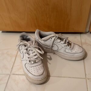 Nike White and Gray Sneakers